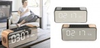 На мощную Bluetooth стерео колонка с часами