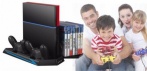На многофункциональную вертикальную подставку для PS4 с системой охлаждения и зарядкой джойстиков!