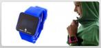 На цветные наручные LED часы с сенсорным экраном (unisex). Долой тусклые краски!