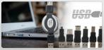 На универсальный складной USB-адаптер с набором переходников. Подключай, что захочешь!