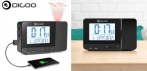 На беспроводные часы-будильник Digoo DG-C10 с проекцией и USB для зарядки гаджетов!