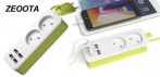 На портативный мощный адаптер: 2 розетки + 4 USB порта