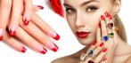 На классический маникюр с покрытием Shellac, массажем рук и аэрографией в салоне красоты «Бигуди».