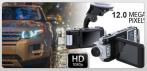 На full HD видеорегистратор с поворотной камерой и дисплеем. Отличная обзорность!