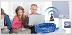 На мощный скоростной Wi-Fi адаптер с антенной. Отличный сигнал во всем доме!
