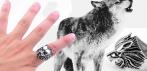 На мужской перстень «Wolf head»