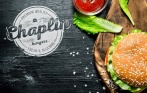Скидка 50% на меню и напитки в «киношной» бургерной Chaplin. Сочные вкусные бургеры за 10-15 м.!