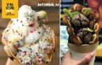 Скидка 50% на гонконгские вафли в King Kong Waffles на Литейном пр-те! Соберите свою вафлю и выберите напиток по вкусу