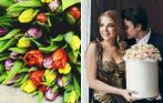 Свежие цветы к 8 марта. Тюльпаны от 35 руб., розы от 45 руб. и букеты Amour от компании «Улица тюльпанов»