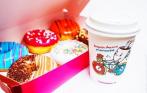 Кофе и пончики в Петербургской сети «Пончкофф» за полцены!